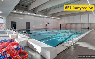 #EUinmyregion à la piscine de la VUB : Venez nager et recevez un bonnet de bain gratuit !
